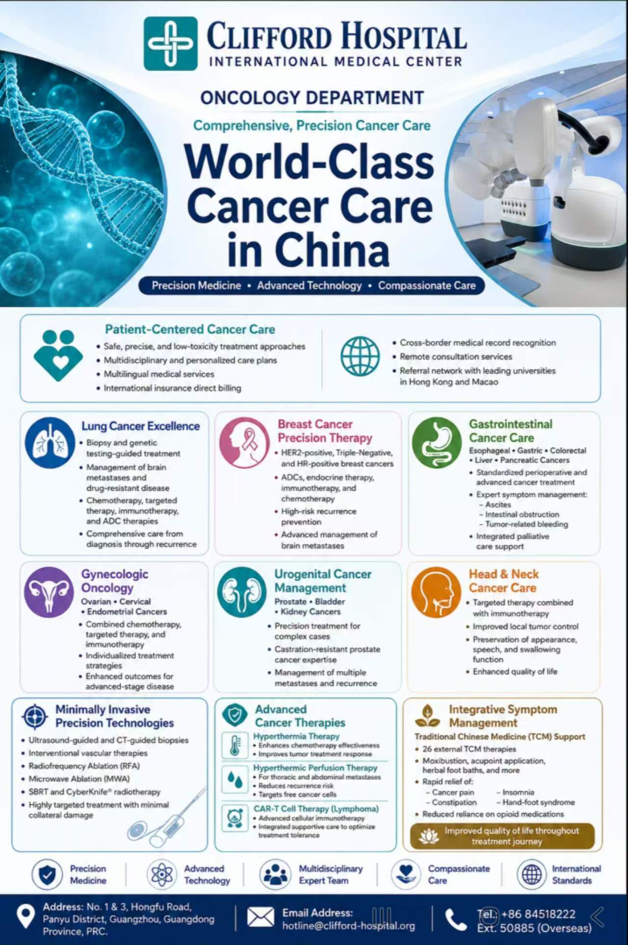 中国领先癌症治疗