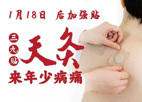 三九天灸后加强贴 巩固治疗亚健康和慢病
